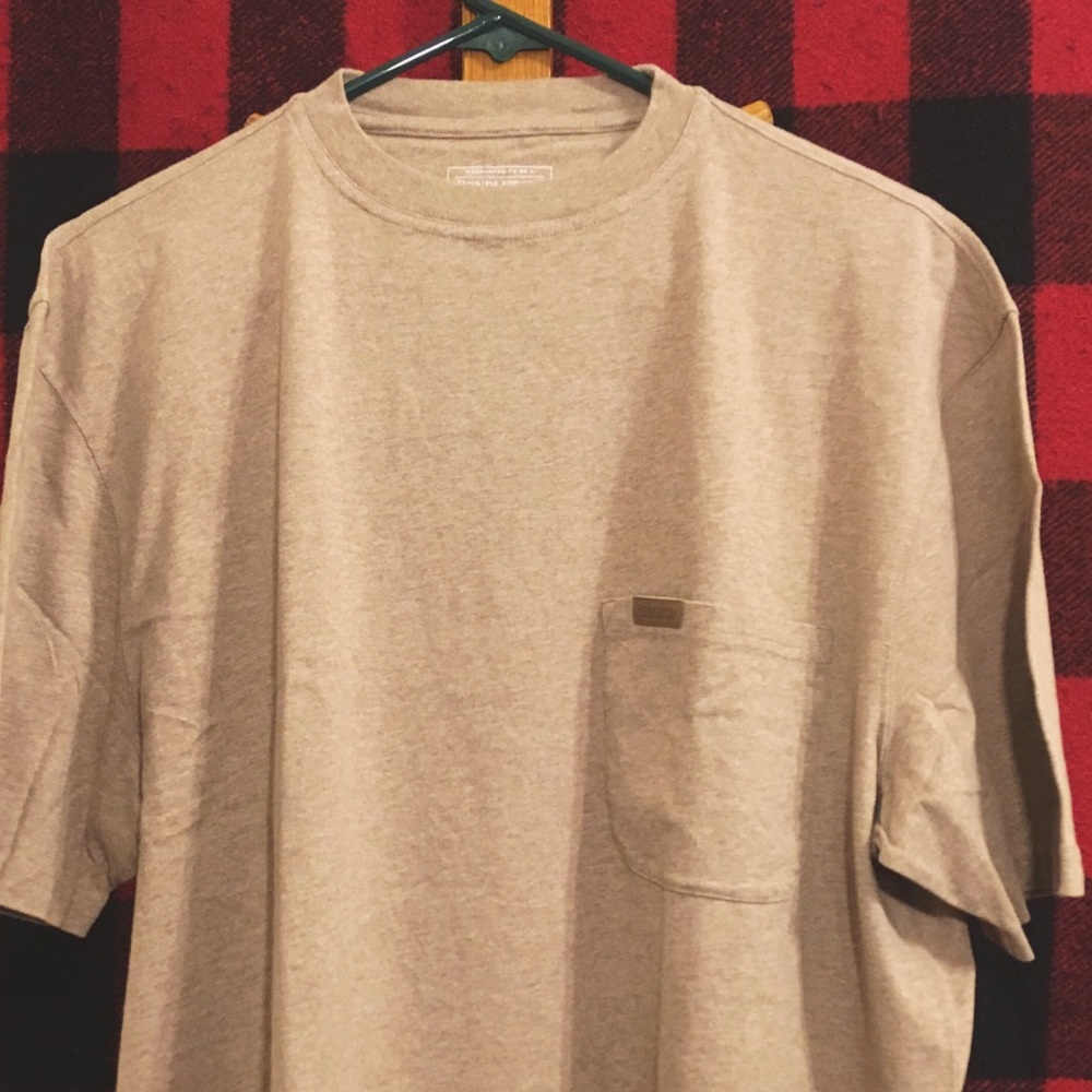 PENDLETON DESCHUTES Pocket T-Shirt in Natural Tan